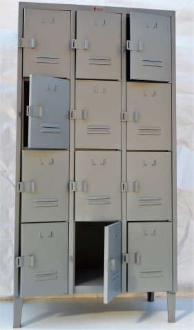 Lockers RP-312 3 Cuerpos 12 Puertas
