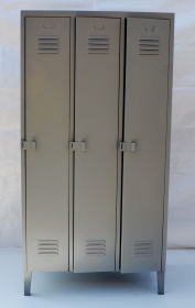 Lockers 3 cuerpos 3 puertas